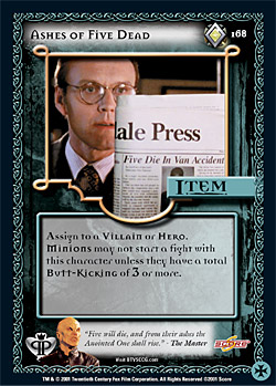 #168 Ashes of Five Dead