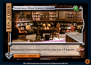 #84 Sunnydale High School Library